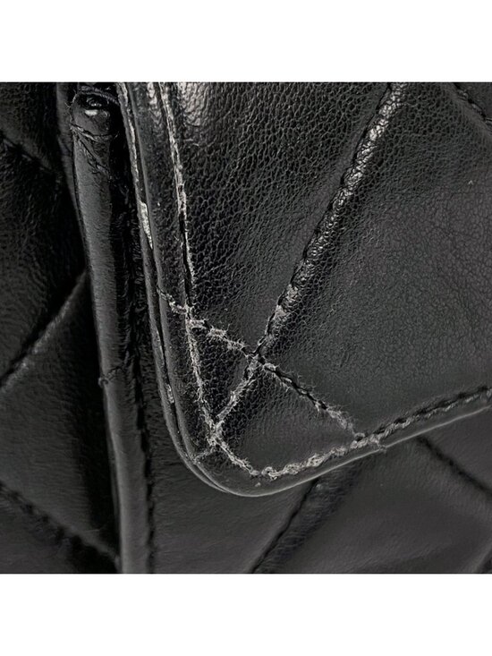 Chanel CC Logo Backpack Leather Black main image 8